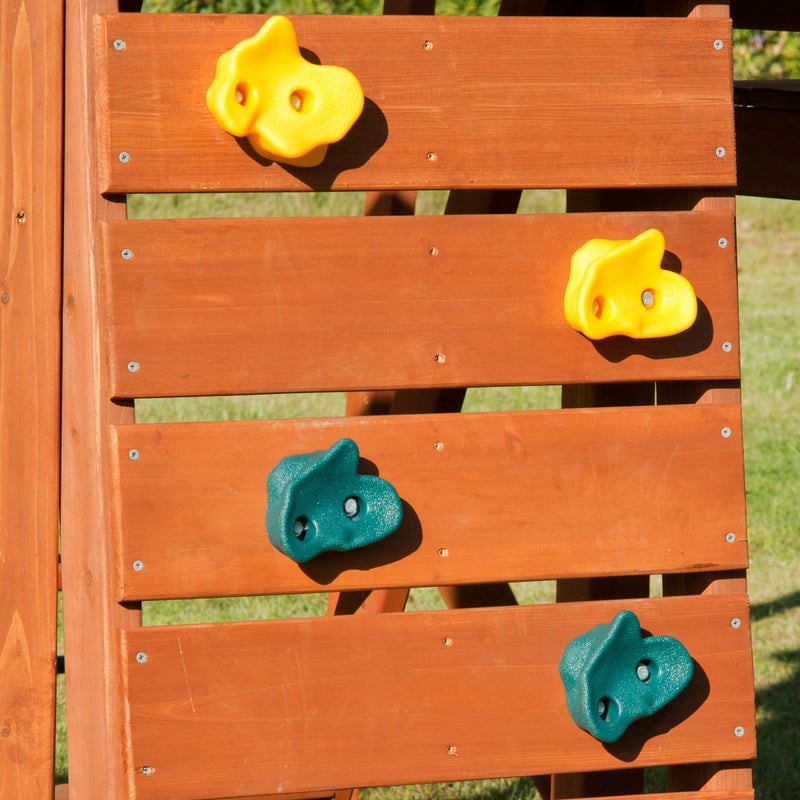 Swing-N-Slide WS 4781 Set of Twelve Climbing Rocks with Hardware - Accessories for Backyard & Outdoor Playsets - Image 2